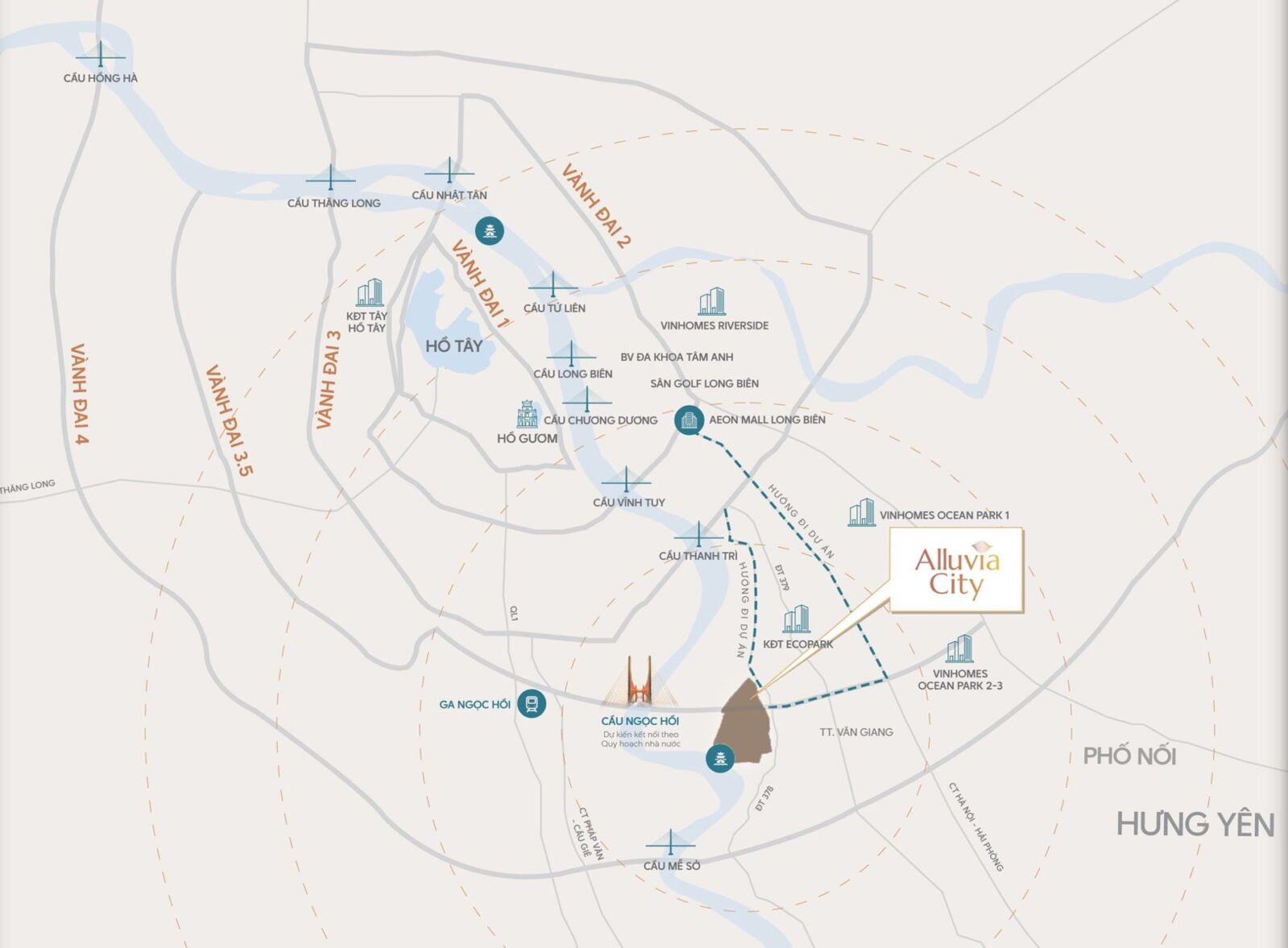 Alluvia City Văn Giang – Thành phố sinh thái khoáng dưỡng bên sông Hồng