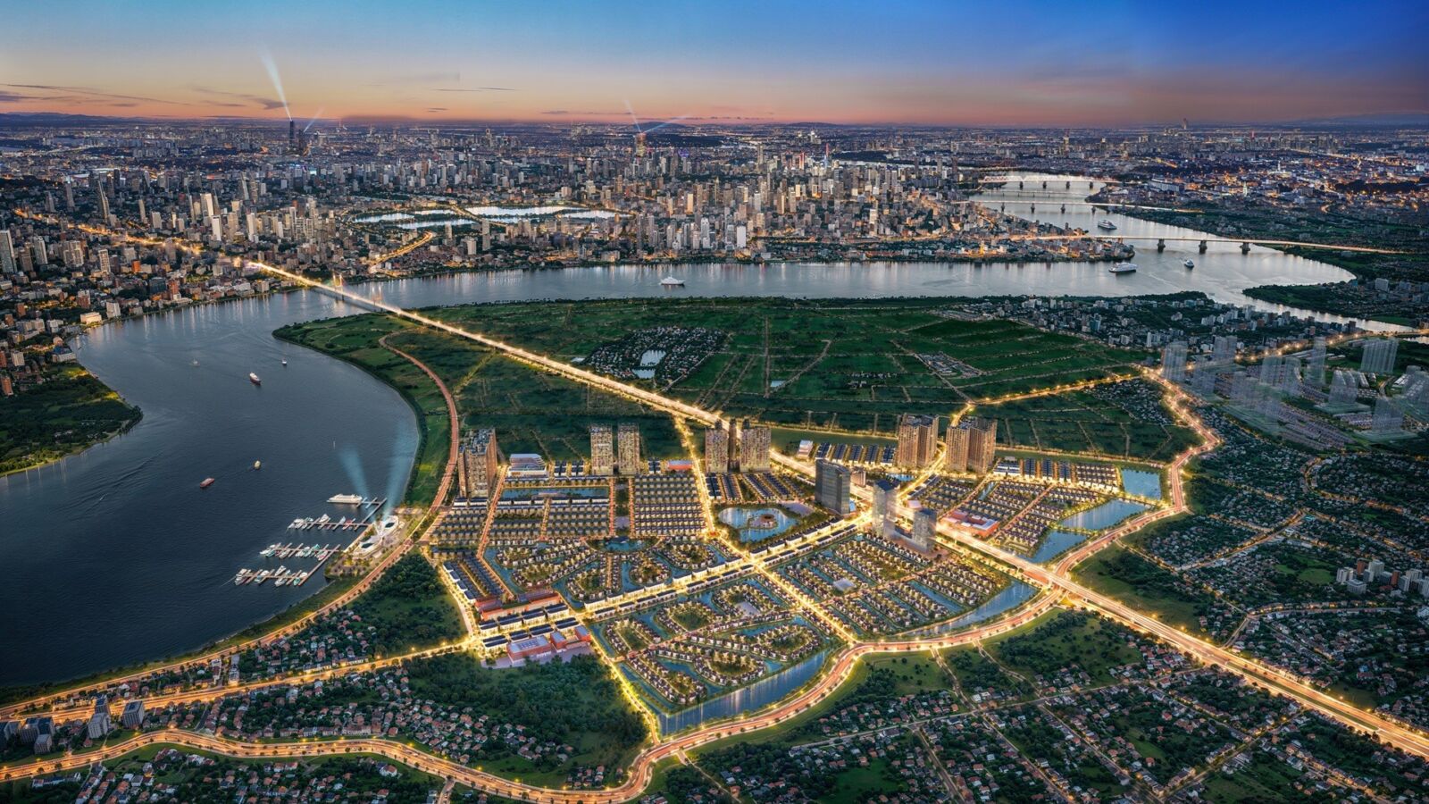 Alluvia City Văn Giang – Thành phố sinh thái khoáng dưỡng bên sông Hồng
