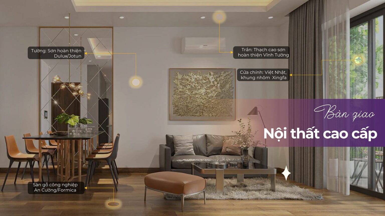 nội thất căn hộ mia center point đà nẵng